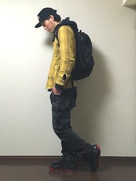 たけまるさん（メンズ・184cm）の春コーディネート