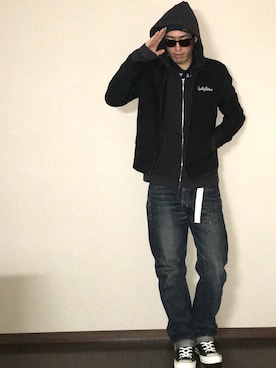 たけまるさん（メンズ・184cm）の冬コーディネート