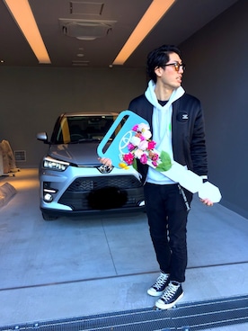 「Captains Helm（キャプテンズヘルム）のアイテム」を使った、たけまるさん（メンズ・184cm）の冬コーディネート