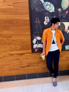 「Dr. Martens（ドクターマーチン）のアイテム（財布/小物）」を使った、youさん（メンズ・175cm）の夏コーディネート