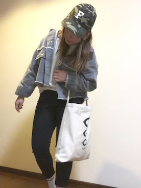 「LEPSIM（レプシィム）の【日々アイテム】ストレッチムジスリムパンツ17FW　762936（その他パンツ）」を使った、A   Y   A  @さん（レディース・154cm）の春コーディネート