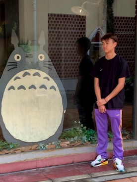 「NERDY（ノルディ）のアイテム（パンツ）」を使った、Ruiさん（メンズ・174cm）の秋コーディネート