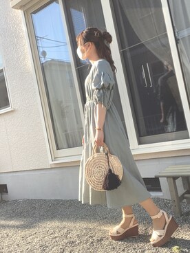 「Marc by Marc Jacobs（マークバイマークジェイコブス）のアイテム（ヘアアクセサリー）」を使った、haruさん（レディース・162cm）の春コーディネート
