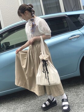 「tiptop」｜haruさん（レディース・162cm）の夏コーディネート