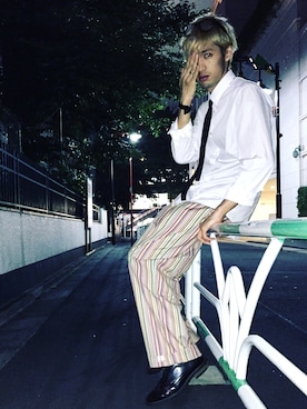 「Paul Smith（ポールスミス）のアイテム」を使った、MINX銀座二丁目店  橋口　建太さん（メンズ・173cm）の夏コーディネート