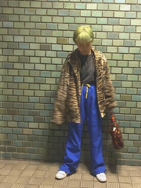 「ストリート服が好き」｜「アイテム（ブルゾン）」を使った、こじちゃんさん（レディース・150cm）の秋コーディネート