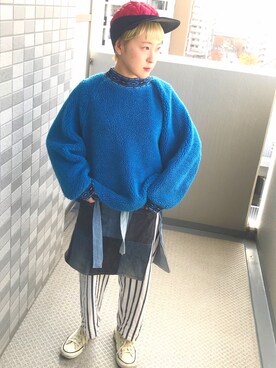 「アイラブCONVERSE」｜こじちゃんさん（レディース・150cm）の秋コーディネート