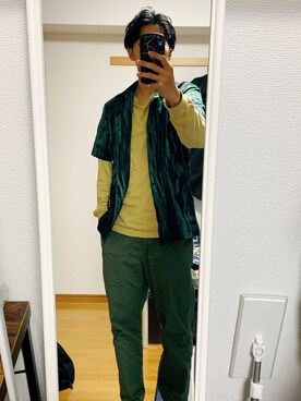 ま。さん（メンズ・173cm）の春コーディネート