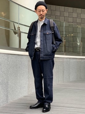 中田 直宏さん（メンズ・171cm）の秋コーディネート