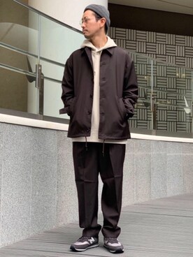 「Easy Set Up」｜中田 直宏さん（メンズ・171cm）の秋コーディネート