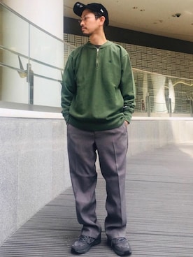 中田 直宏さん（メンズ・171cm）の秋コーディネート