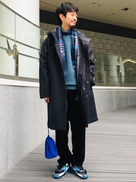 「一押しのアウタースタイル」｜「アイテム（その他アウター）」を使った、中田 直宏さん（メンズ・171cm）の秋コーディネート