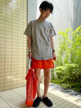 「■THE NORTH FACE」｜中田 直宏さん（メンズ・171cm）の夏コーディネート