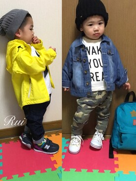Ruiさん(キッズ・100cm)の冬コーディネート