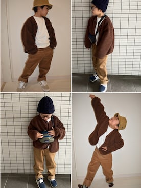 Ruiさん(キッズ・110cm)の冬コーディネート