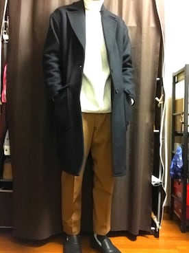 「NUMBER (N)INE（ナンバーナイン）のアイテム（ドレスシューズ）」を使った、ゆうとさん（メンズ・173cm）の春コーディネート