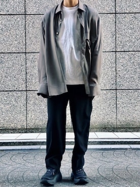 「キュプラ」｜Namoriさん（メンズ・171cm）の春コーディネート