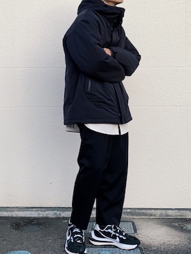 「UNIQLO+J」｜Namoriさん（メンズ・171cm・20代）の秋コーディネート