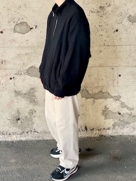 「O（オー）のアイテム（パンツ）」を使った、Namoriさん（メンズ・171cm）の冬コーディネート