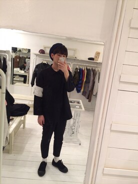 「Y's（ワイズ）のアイテム（その他アウター）」を使った、おりかつおさん（メンズ・177cm）の春コーディネート