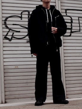 「YSTRDY's TMRRW（イエスタデイズトゥモロー）のアイテム（その他アウター）」を使った、おりかつおさん（メンズ・177cm）の秋コーディネート