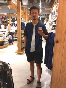 アーリーファッション【公式】さん（メンズ・188cm）の夏コーディネート