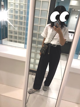 「古着屋のアイテム（ショルダーバッグ、その他）」を使った、mmmmmppqqさん（レディース）の秋コーディネート