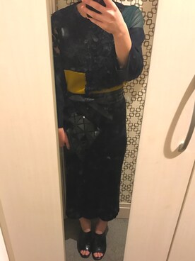 MISAKIさんの「WOMEN ロングタイトスカート」を使ったコーディネート