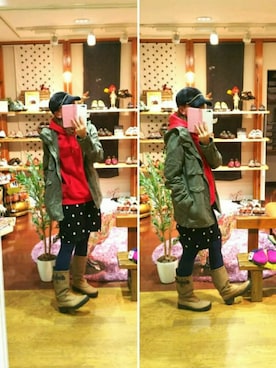 「ZOO（ズー）のアイテム」を使った、yasuyoさん（レディース・158cm）の秋コーディネート