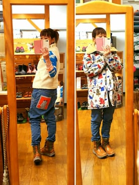 yasuyoさん（レディース・158cm）の冬コーディネート