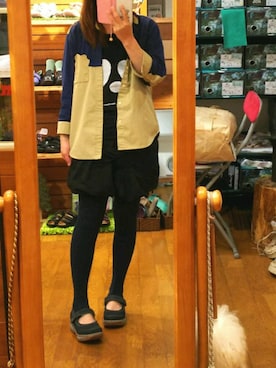 「にらめっこーで」｜「アイテム（その他）」を使った、yasuyoさん（レディース・158cm）の春コーディネート