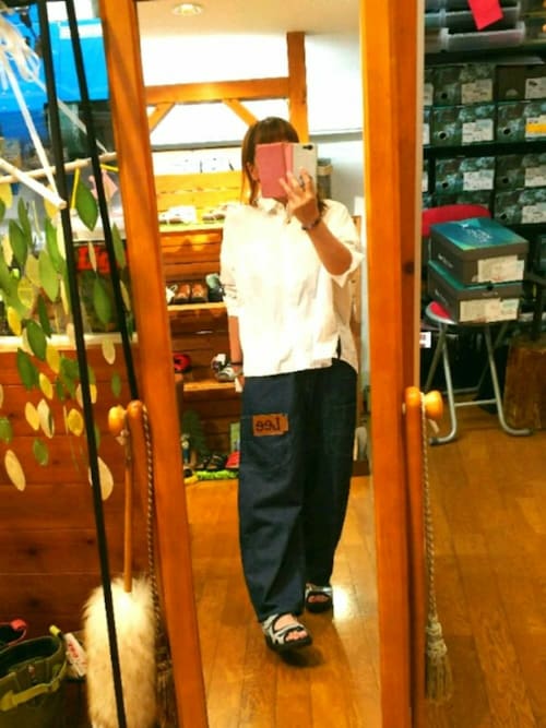 【URBAN RESEARCH】BACKリボンオーバーゆるっとシャツ URBAN RESEARCH（アーバンリサーチ）の「UR BACKリボンオーバーゆるっ