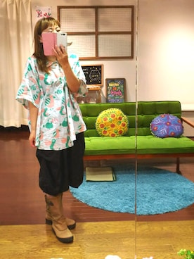 「ながぐつ」｜yasuyoさん（レディース・158cm）の夏コーディネート