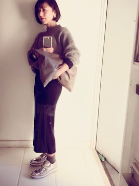 「天然皮革」｜yukino_yucchinoさん（レディース・151cm）の冬コーディネート