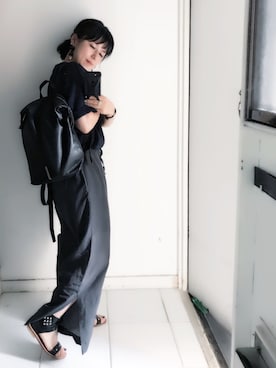 「天然皮革」｜yukino_yucchinoさん（レディース・151cm）の夏コーディネート