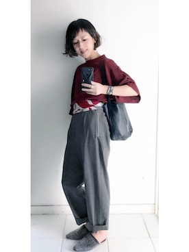 「天然皮革」｜yukino_yucchinoさん（レディース・151cm）の秋コーディネート