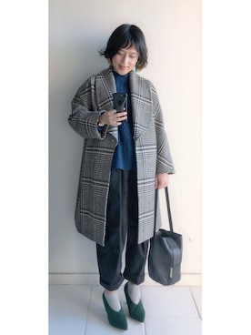 「DES PRES（デ・プレ）のアイテム（ジャケット/アウター）」を使った、yukino_yucchinoさん（レディース・151cm）の冬コーディネート