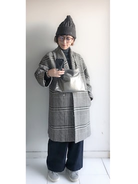 「DES PRES（デ・プレ）のアイテム（ジャケット/アウター）」を使った、yukino_yucchinoさん（レディース・151cm）の冬コーディネート