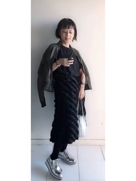 「PEDDER RED（ペダーレッド）のアイテム」を使った、yukino_yucchinoさん（レディース・151cm）の秋コーディネート