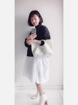 「KNOTT（ノット）のアイテム（ワンピース/ドレス）」を使った、yukino_yucchinoさん（レディース・151cm）の春コーディネート