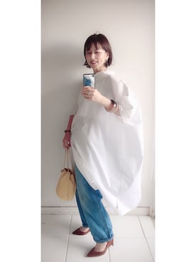 「KNOTT（ノット）のアイテム（ワンピース/ドレス）」を使った、yukino_yucchinoさん（レディース・150cm）の夏コーディネート