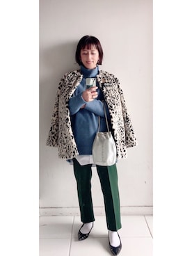 yukino_yucchinoさん（レディース・151cm）の冬コーディネート