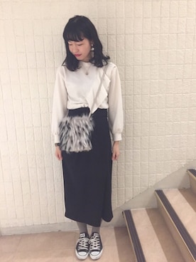 るこ。さん（レディース・170cm）の冬コーディネート