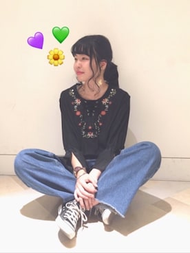 るこ。さん（レディース・170cm）の冬コーディネート