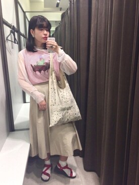 るこ。さん（レディース・170cm）の春コーディネート