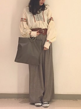 るこ。さん（レディース・170cm）の秋コーディネート