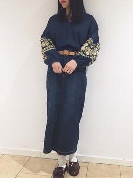 るこ。さん（レディース・170cm）の冬コーディネート