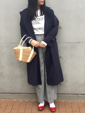 るこ。さん（レディース・170cm）の春コーディネート