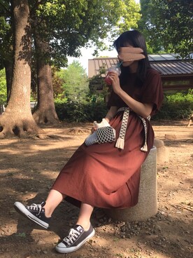 るこ。さん（レディース・170cm）の春コーディネート