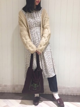 るこ。さん（レディース・170cm）の秋コーディネート